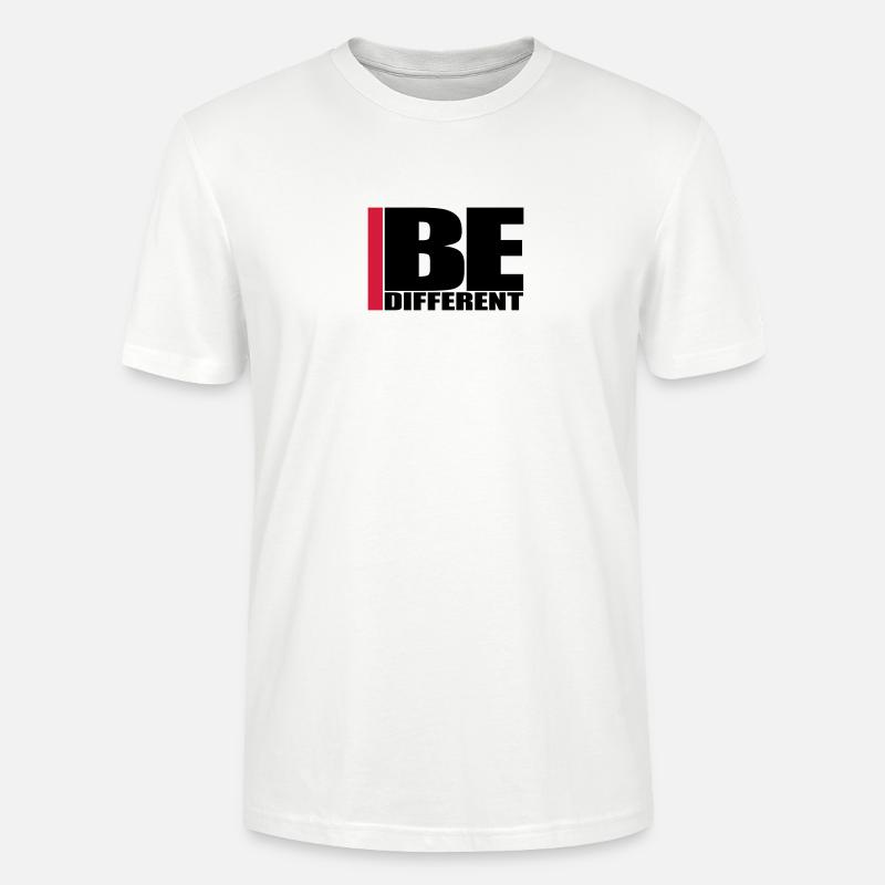 Cool Be Different Logo - T-shirt bio CRAFTER Stanley Stella Unisexe - blanc