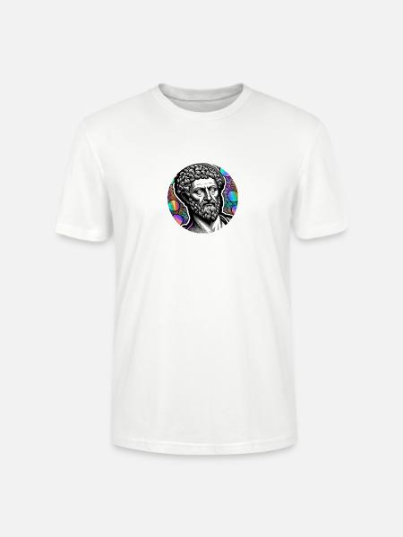 Marcus Aurelius the philosopher - Stanley/Stella Unisex Bio-T-Shirt CRAFTER - Weiß