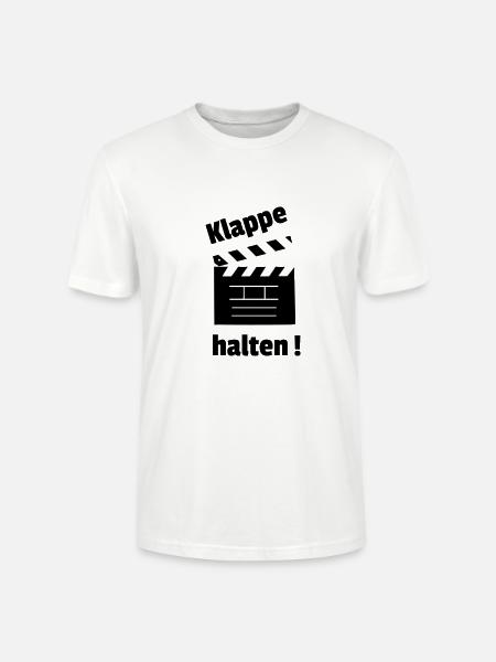 Klappe halten - Stanley/Stella Unisex Bio-T-Shirt CRAFTER - Weiß