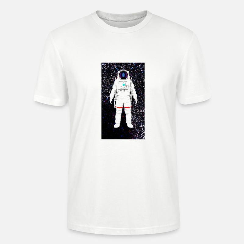 Image spatiale d’astronaute flottant - T-shirt bio CRAFTER Stanley Stella Unisexe - blanc