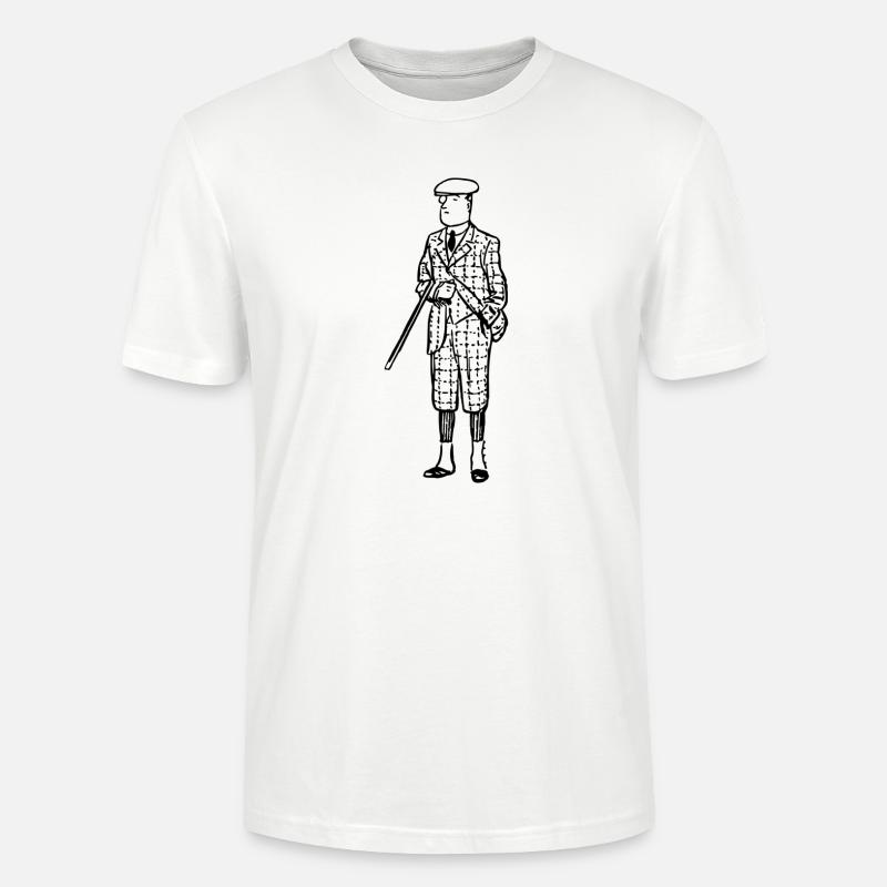 Klasischer Jäger, Geschenksidee - Stanley/Stella Unisex Bio-T-Shirt CRAFTER - Weiß