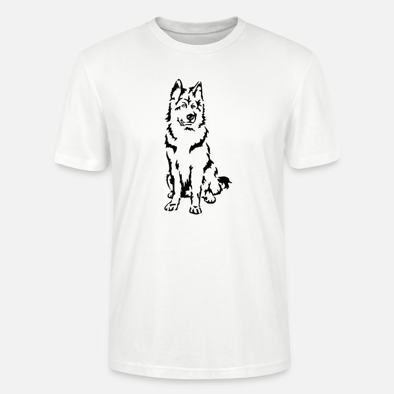 Schäferhund Altdeutscher - Stanley/Stella Unisex Bio-T-Shirt CRAFTER - Weiß