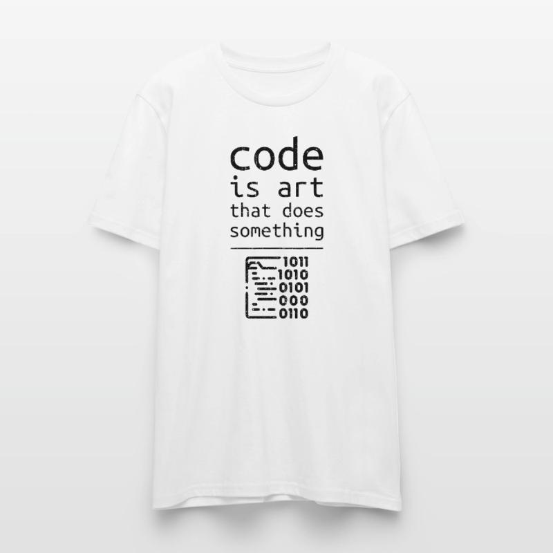 Code Coder Entwickler Programmierer Geschenk Stanley/Stella Unisex Bio-T-Shirt CRAFTER