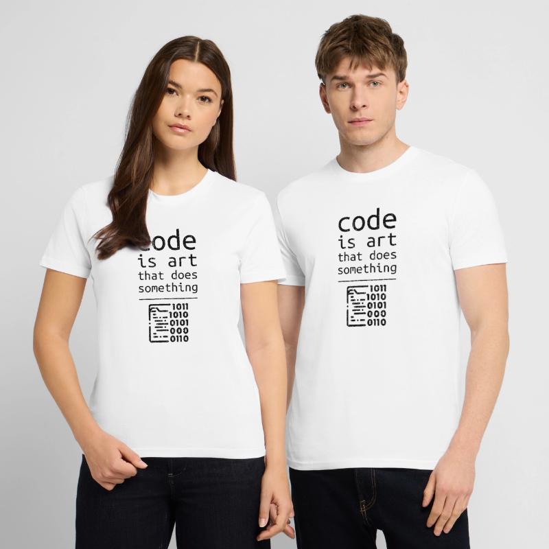 Code Coder Entwickler Programmierer Geschenk Stanley/Stella Unisex Bio-T-Shirt CRAFTER