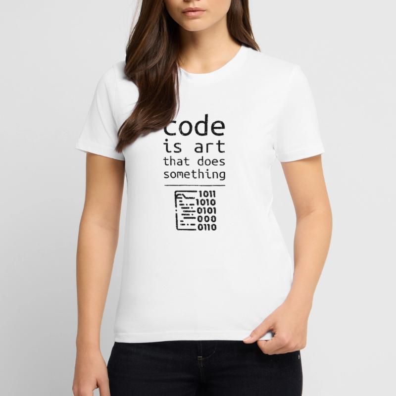 Code Coder Entwickler Programmierer Geschenk Stanley/Stella Unisex Bio-T-Shirt CRAFTER