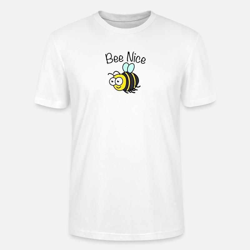 bee nice - Stanley/Stella Unisex Bio-T-Shirt CRAFTER - Weiß