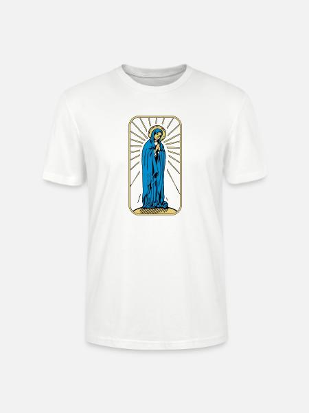 Saint Mary without Background - Stanley/Stella CRAFTER Unisex Organic T-Shirt - white