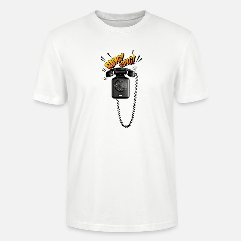 Telefon ohne Touch-Screen - Stanley/Stella Unisex Bio-T-Shirt CRAFTER - Weiß