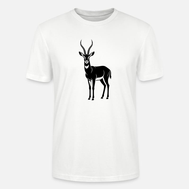 Antilope - Stanley/Stella Unisex Bio-T-Shirt CRAFTER - Weiß