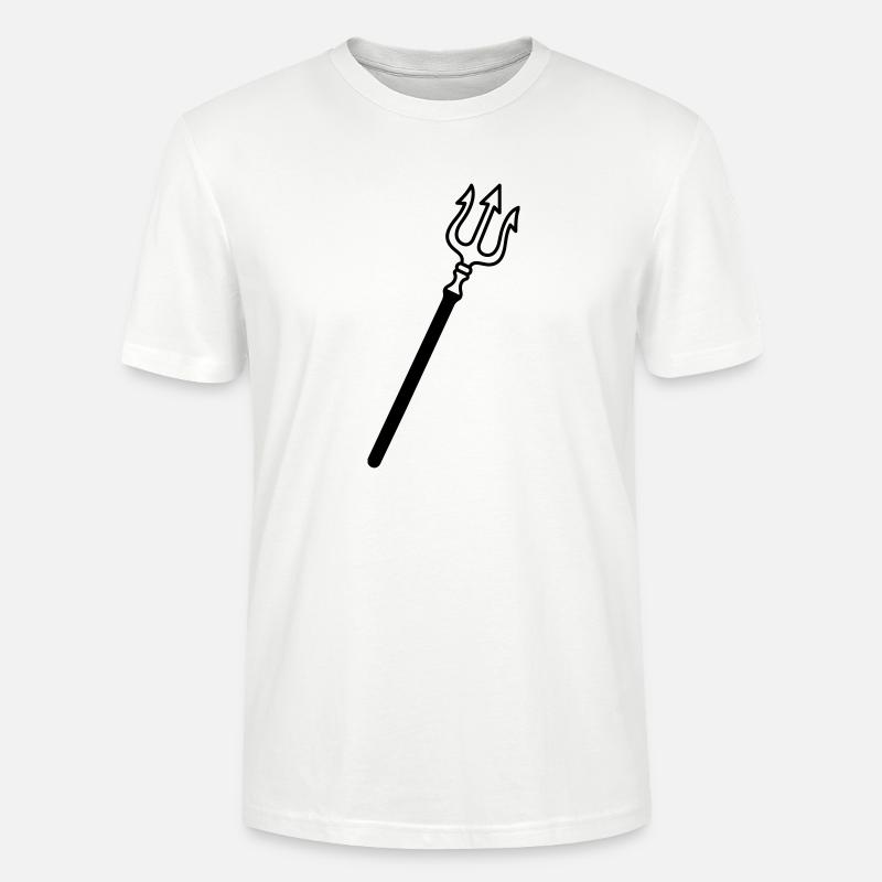 trident - Stanley/Stella CRAFTER Unisex Organic T-Shirt - white