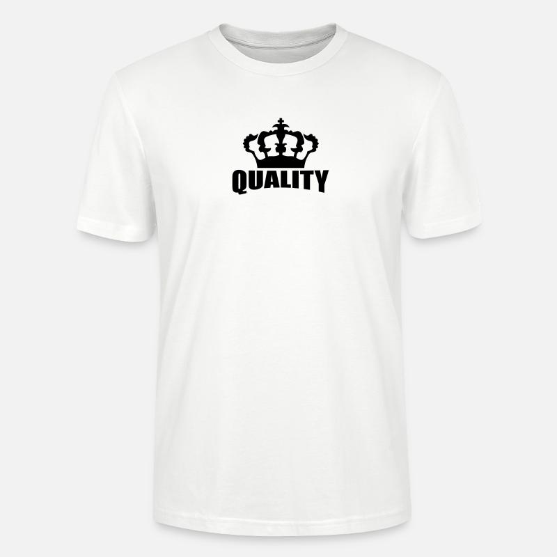 Quality Crown Design - Stanley/Stella Unisex Bio-T-Shirt CRAFTER - Weiß