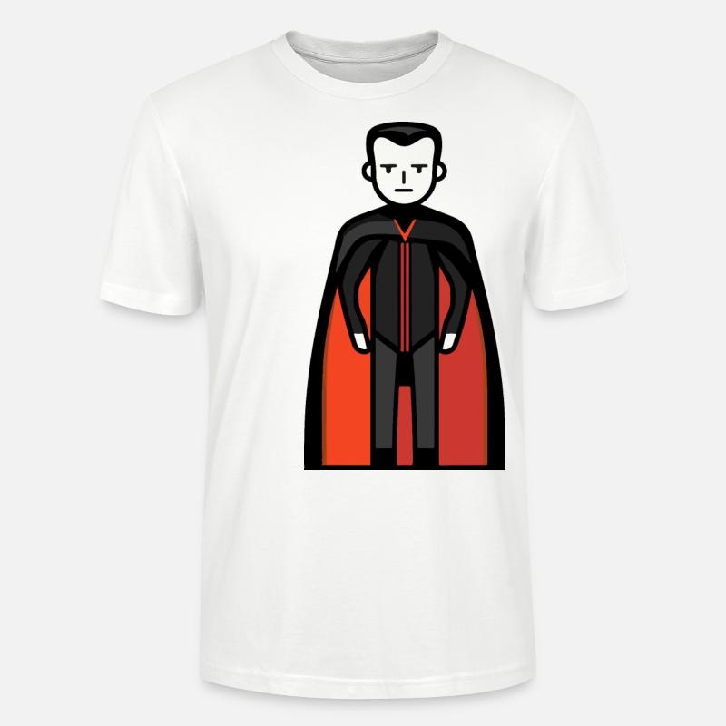 Vampire Halloween Comic - Stanley/Stella CRAFTER Unisex Organic T-Shirt - white