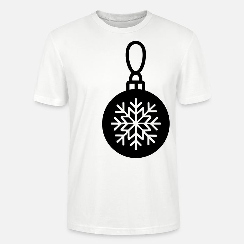 Weihnachtskugel - Stanley/Stella Unisex Bio-T-Shirt CRAFTER - Weiß