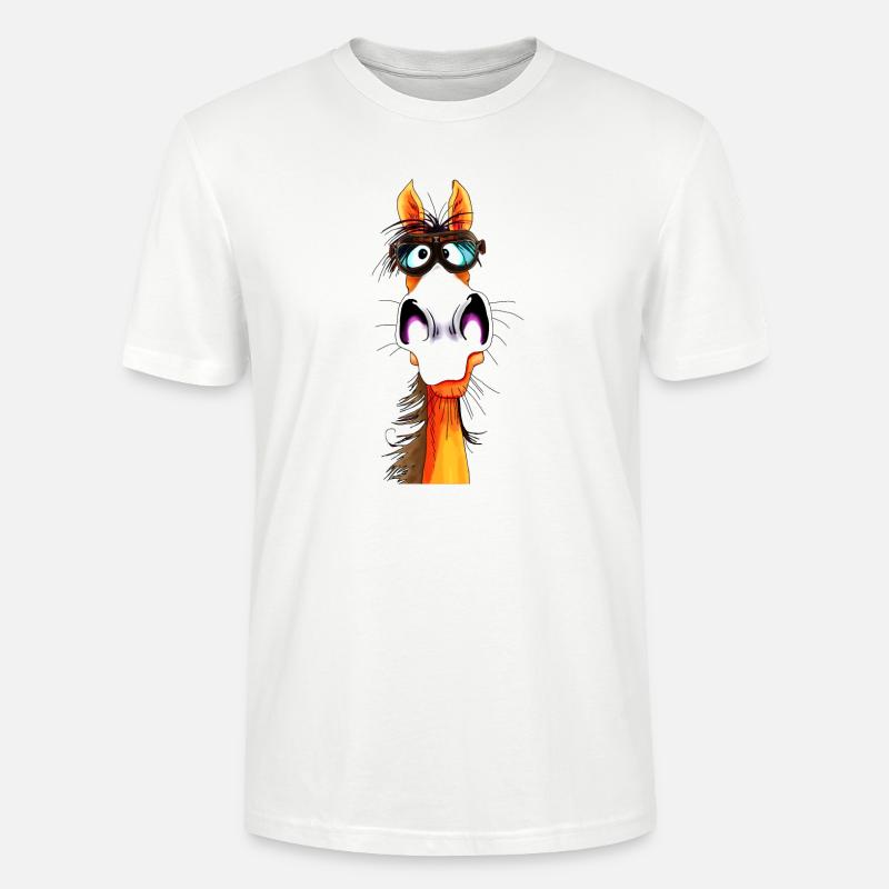 Cheval Plotz - T-shirt bio CRAFTER Stanley Stella Unisexe - blanc