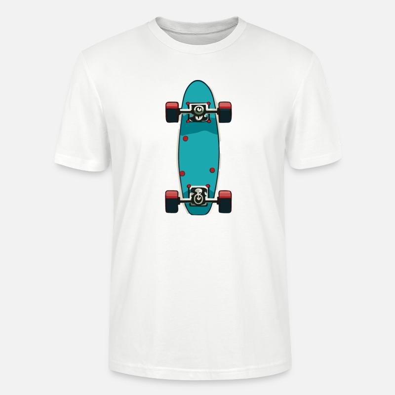 Skateboard - Stanley/Stella CRAFTER Unisex Organic T-Shirt - white