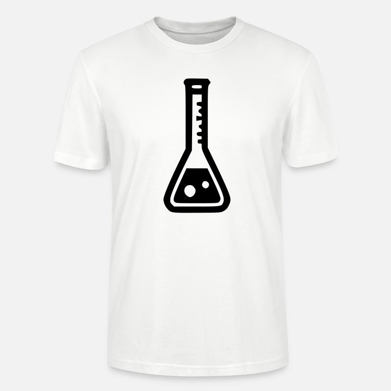 Erlenmeyer - T-shirt bio CRAFTER Stanley Stella Unisexe - blanc