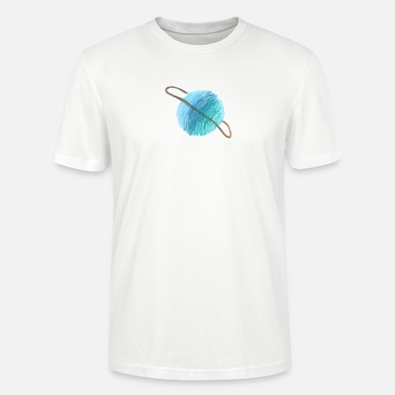 Blauer Planet - Stanley/Stella Unisex Bio-T-Shirt CRAFTER - Weiß