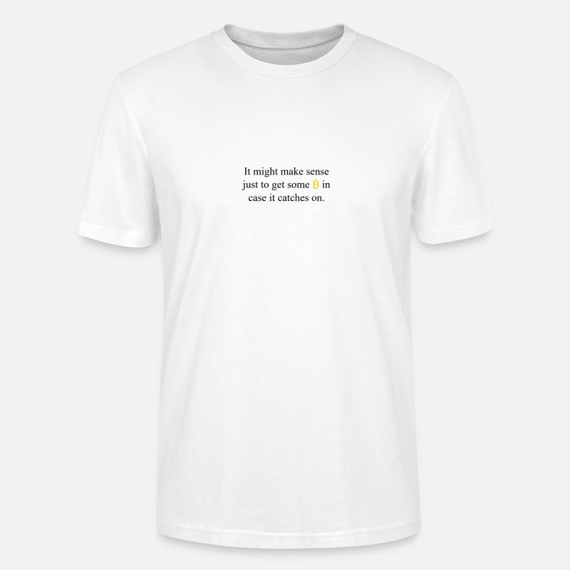 ₿TeeSee - Stanley/Stella Unisex Bio-T-Shirt CRAFTER - Weiß