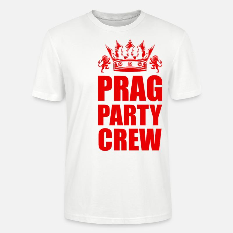 Prag Party Crew Reise - Stanley/Stella Unisex Bio-T-Shirt CRAFTER - Weiß