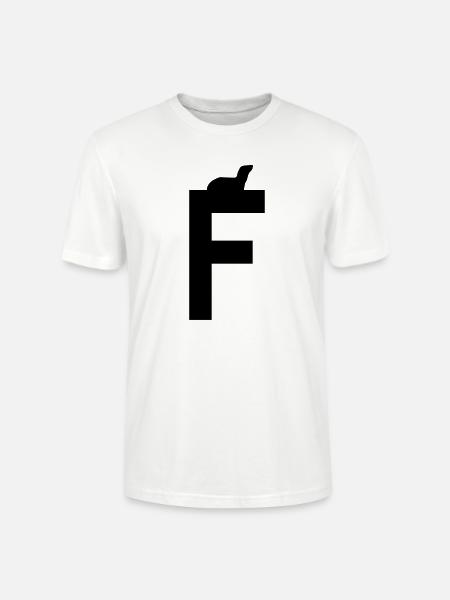 F furet/fouine - T-shirt bio CRAFTER Stanley Stella Unisexe - blanc