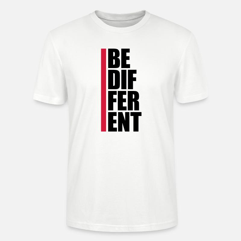 Be different Logo Design - Stanley/Stella Unisex Bio-T-Shirt CRAFTER - Weiß