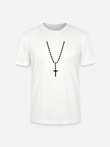 Halskette Hip Hop - Stanley/Stella Unisex Bio-T-Shirt CRAFTER - Weiß