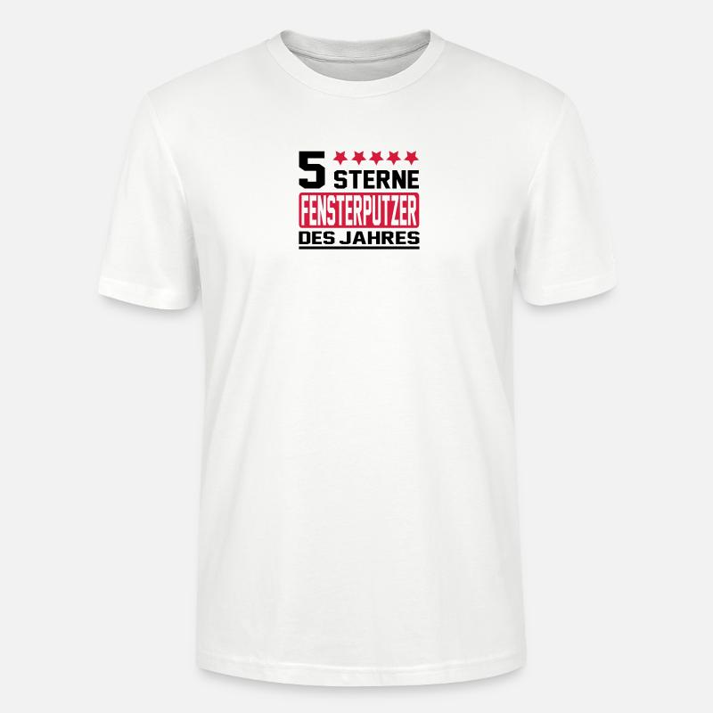 fensterputzer - Stanley/Stella Unisex Bio-T-Shirt CRAFTER - Weiß