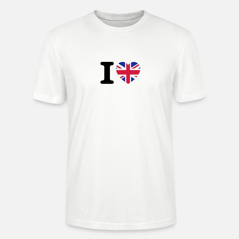 I love UK - Stanley/Stella Unisex Bio-T-Shirt CRAFTER - Weiß