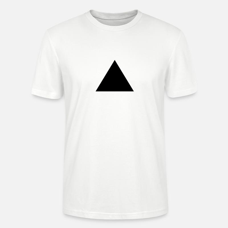Triangle, pyramid (cheap!) - T-shirt bio CRAFTER Stanley Stella Unisexe - blanc