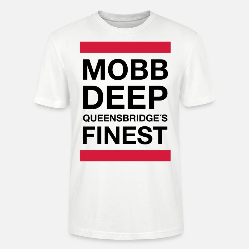 Mobb Deep Queensbridge´s finest - Stanley/Stella Unisex Bio-T-Shirt CRAFTER - Weiß