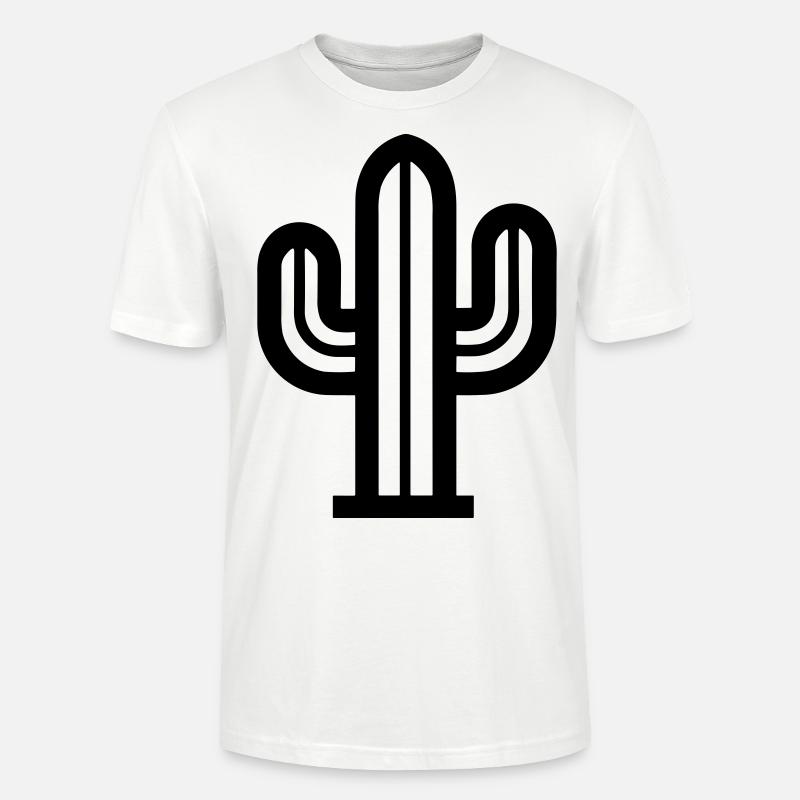 Cactus - T-shirt bio CRAFTER Stanley Stella Unisexe - blanc