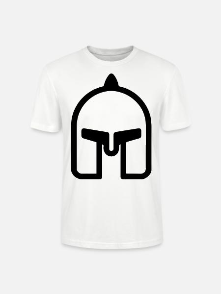 Sparta Spartan Warrior - Stanley/Stella CRAFTER Unisex Organic T-Shirt - white