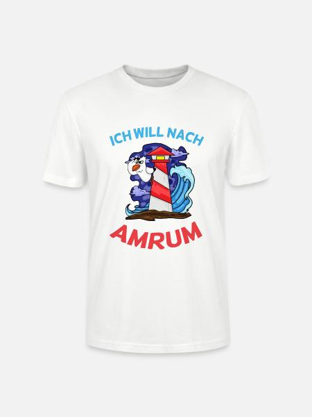Amrum Nordsee - Stanley/Stella Unisex Bio-T-Shirt CRAFTER - Weiß