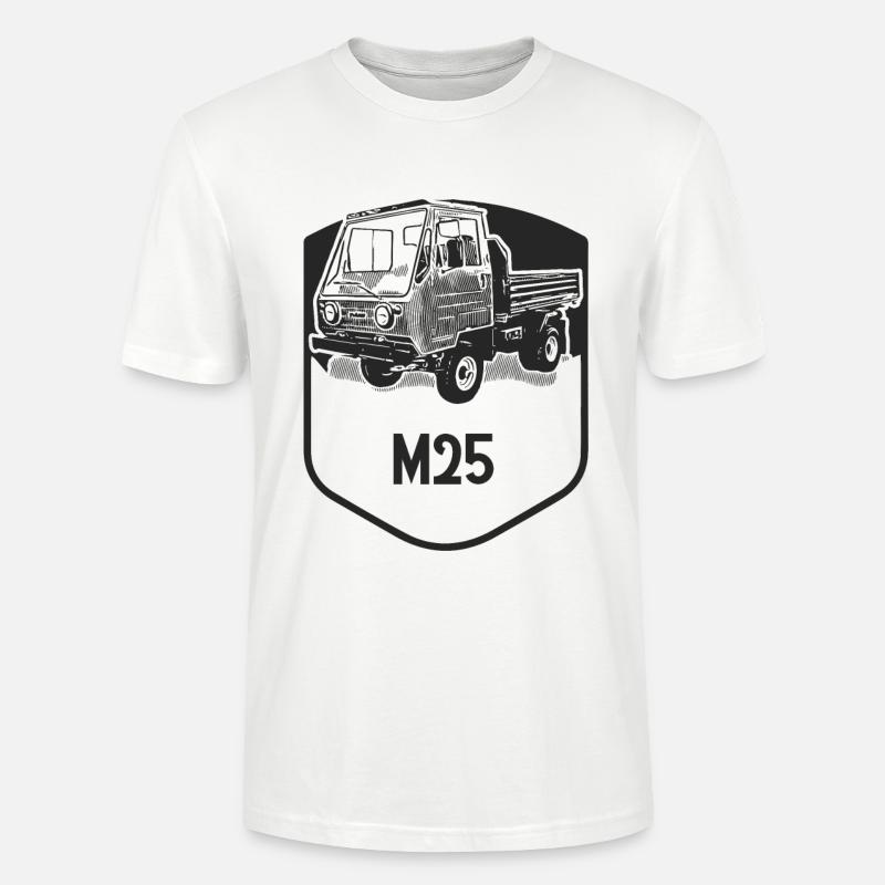 M25 Multicar DDR Klassiker - Stanley/Stella Unisex Bio-T-Shirt CRAFTER - Weiß