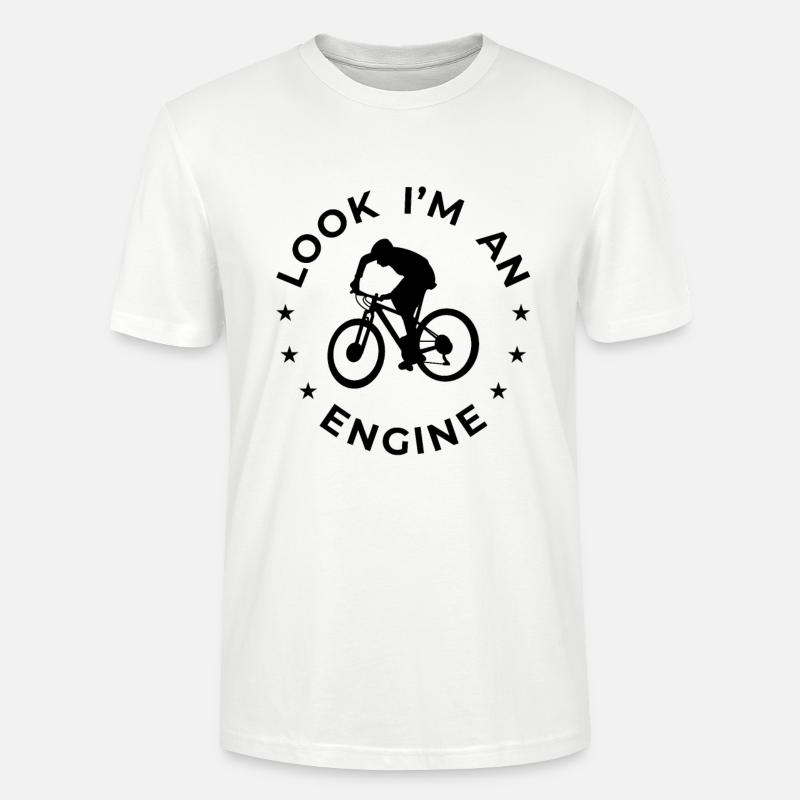 Look I'm An Engine - Stanley/Stella Unisex Bio-T-Shirt CRAFTER - Weiß