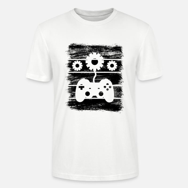 Spielentwickler - Stanley/Stella Unisex Bio-T-Shirt CRAFTER - Weiß