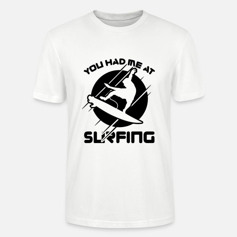 Surftrainer Witz - Stanley/Stella Unisex Bio-T-Shirt CRAFTER - Weiß