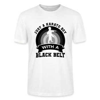 Little Karateka - Stanley/Stella CRAFTER Unisex Organic T-Shirt - white - Front - Alina (178cm) & Michal (187cm)