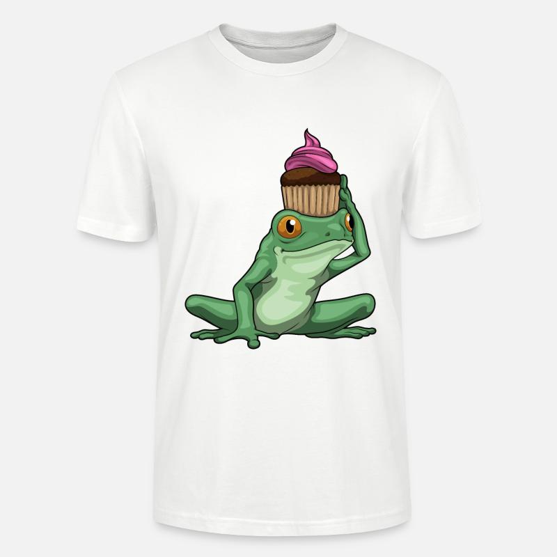 Frosch Muffin - Stanley/Stella Unisex Bio-T-Shirt CRAFTER - Weiß