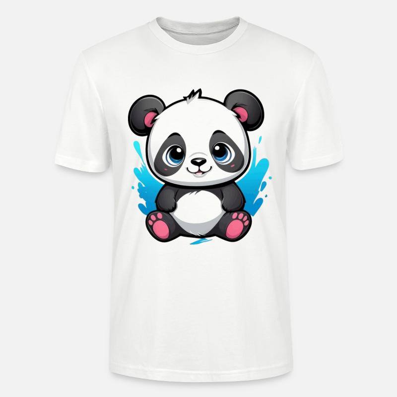 Panda Bär - Stanley/Stella Unisex Bio-T-Shirt CRAFTER - Weiß