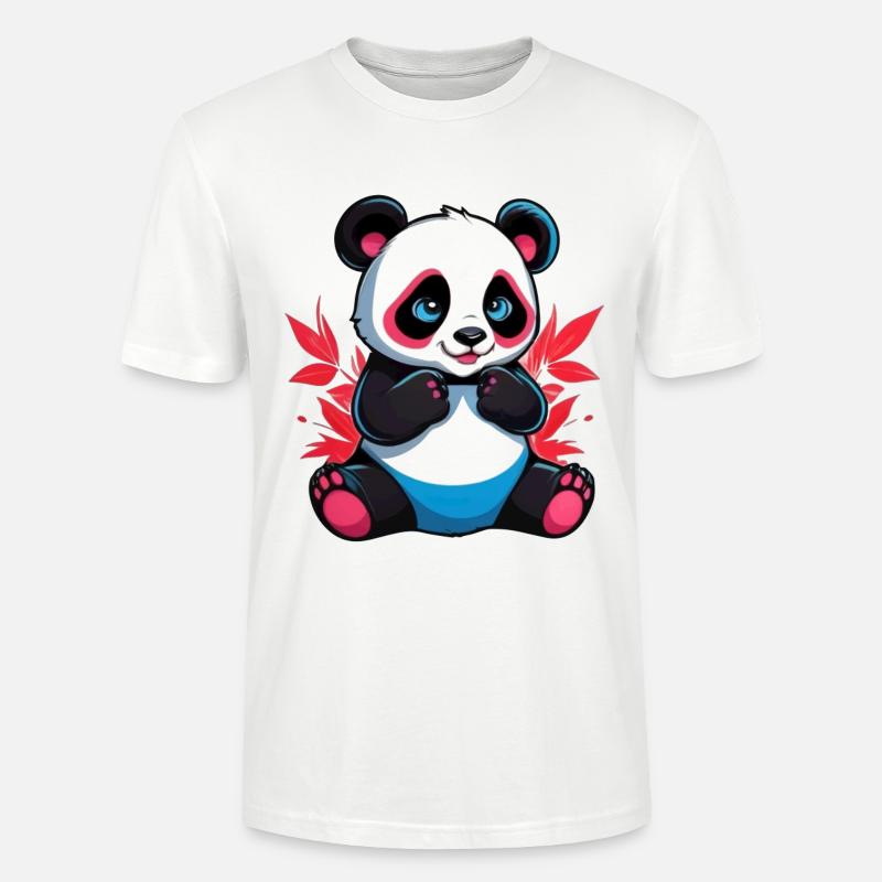 Panda Bär - Stanley/Stella Unisex Bio-T-Shirt CRAFTER - Weiß