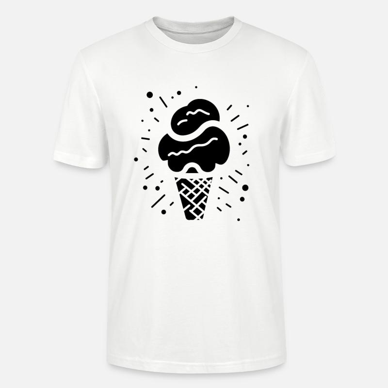 Eiscreme - Stanley/Stella Unisex Bio-T-Shirt CRAFTER - Weiß