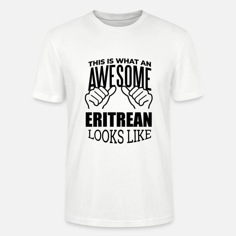 Eritrea - Stanley/Stella Unisex Bio-T-Shirt CRAFTER - Weiß