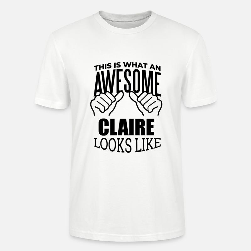 Claire - Stanley/Stella Unisex Bio-T-Shirt CRAFTER - Weiß