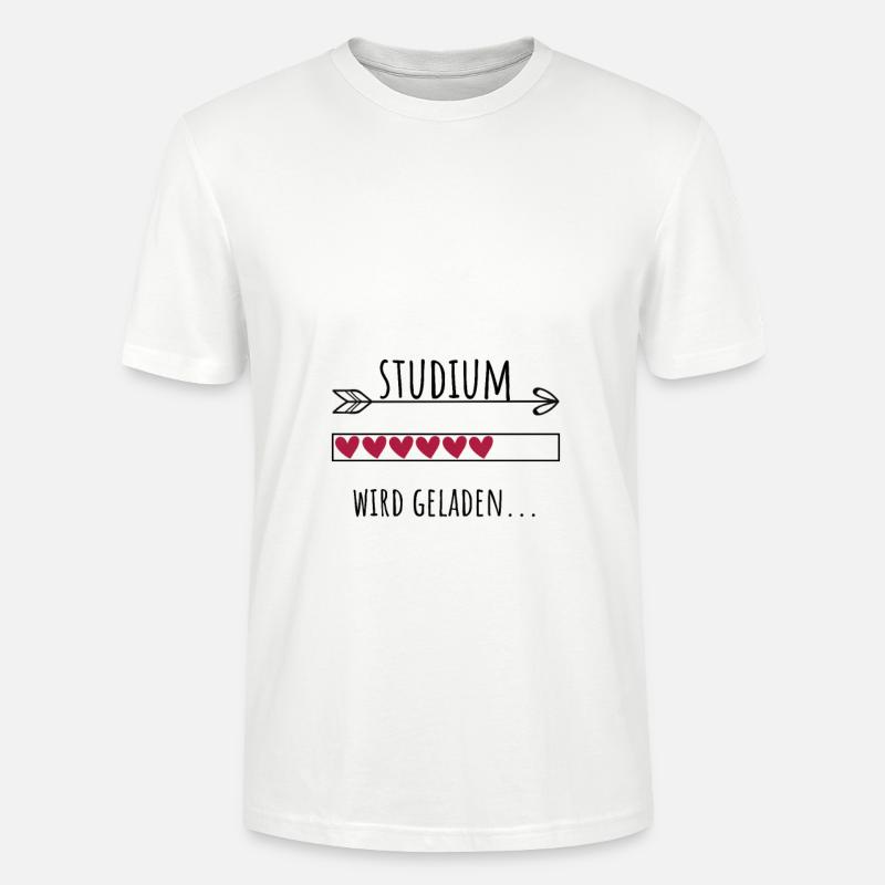 Studium Personalisierter Beruf Mädchen - Stanley/Stella Unisex Bio-T-Shirt CRAFTER - Weiß