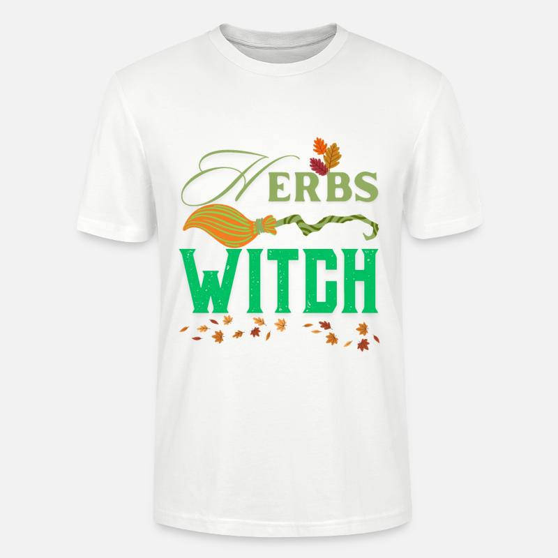 Herbs Witch Wild Witchy & Herbal Design - Stanley/Stella Unisex Bio-T-Shirt CRAFTER - Weiß