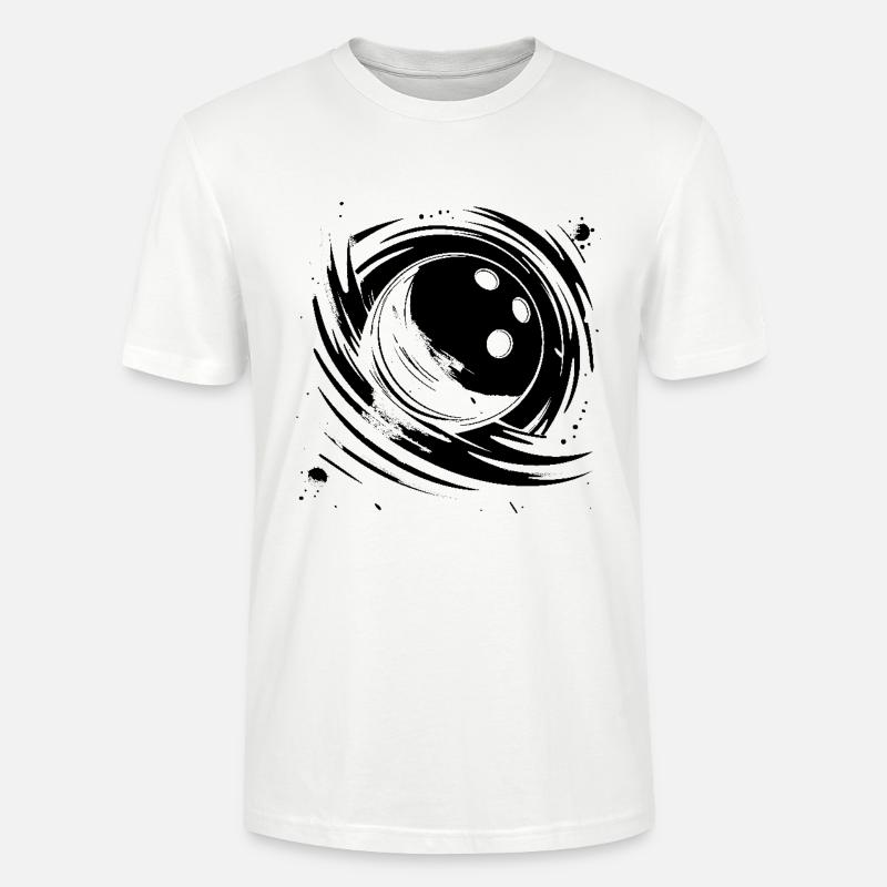 Bowling Grafik - Stanley/Stella Unisex Bio-T-Shirt CRAFTER - Weiß