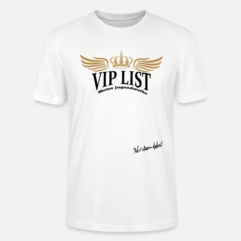Jugendweihe Gästebuch - Jugendweihe 2026 - Stanley/Stella Unisex Bio-T-Shirt CRAFTER - Weiß