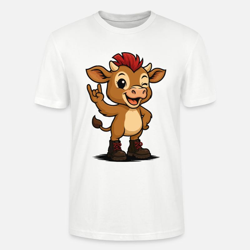 Punk Rock Calf - Stanley/Stella Unisex Bio-T-Shirt CRAFTER - Weiß