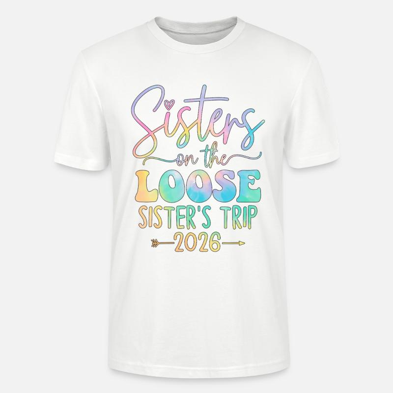 Conception du voyage des sœurs 2026 - T-shirt bio CRAFTER Stanley Stella Unisexe - blanc